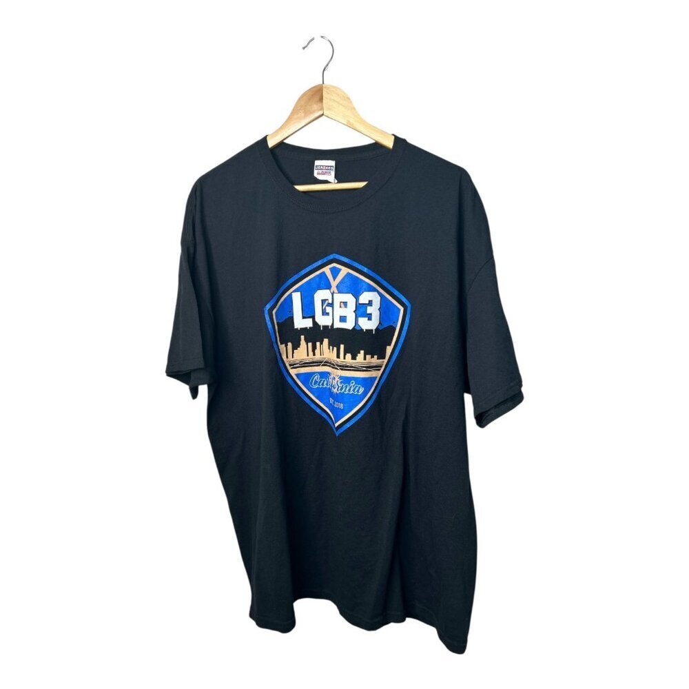 LGB3 2018 CALIFORNIA T-SHIRT "DAY 1"‎ Unisex Size 2XL Black